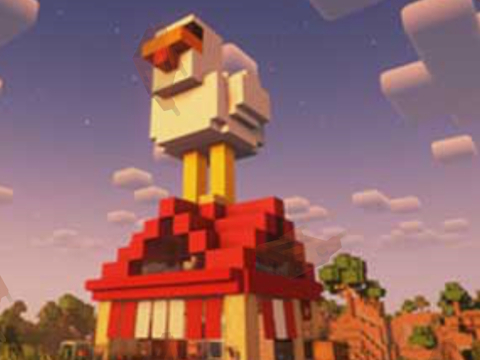 Peli Minecraft Lava Chicken 2  verkossa
