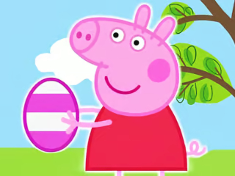 Peli Palapeli: Peppa Pig Easter Munat  verkossa