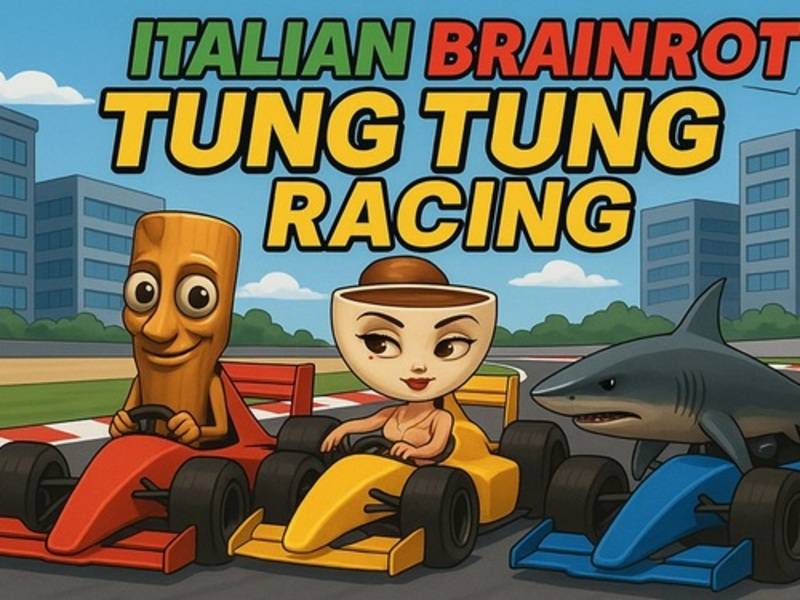 Peli Italialainen brainrot tung tung kilpa verkossa