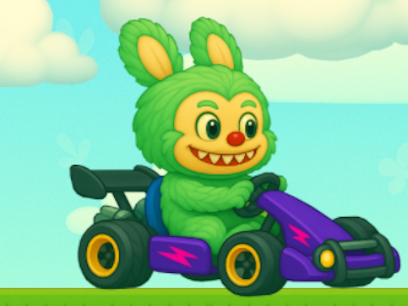 Peli Labubu gokart verkossa