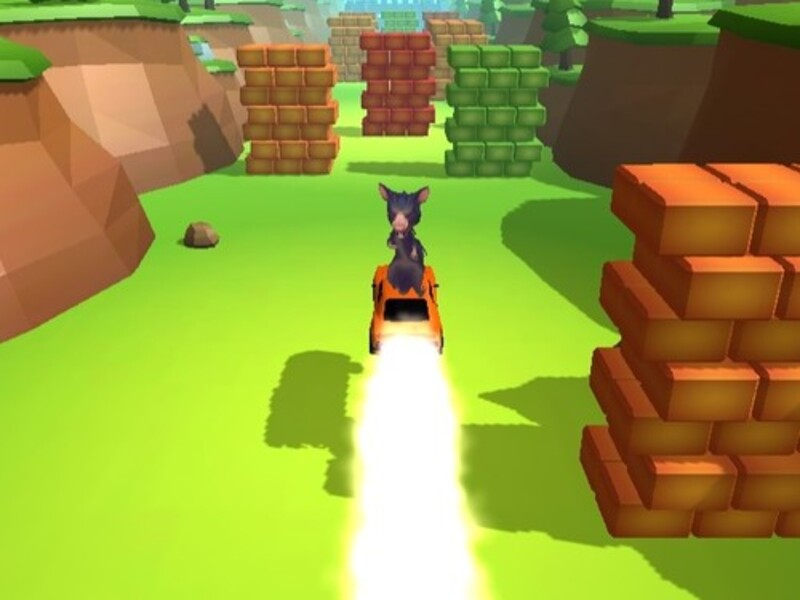 Peli Ratomilton Flying Car Race verkossa