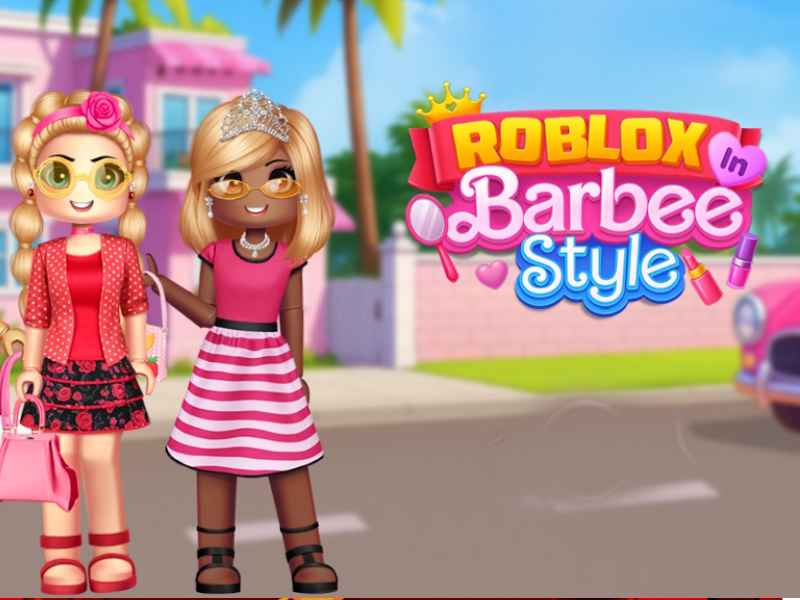 Peli Roblox barbie -tyyliin verkossa