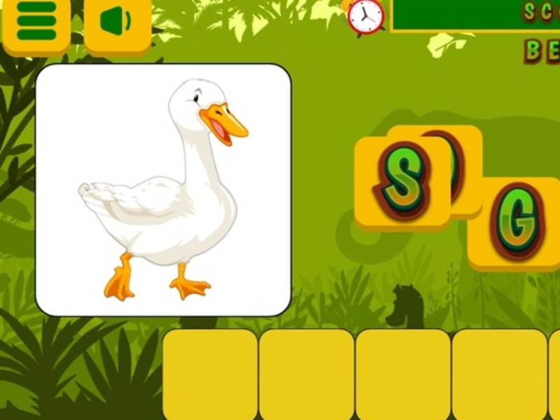 Peli Sanaeläimet lapsille verkossa