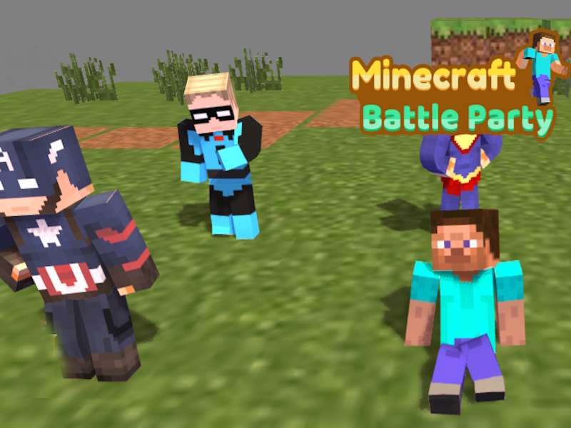 Peli Minecraft-taistelupuolue verkossa