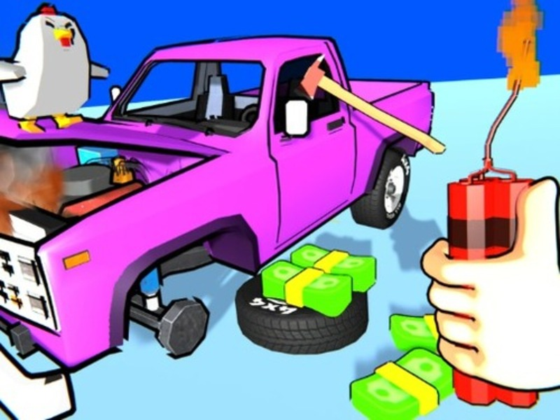 Peli Särkyä auto paloiksi! verkossa