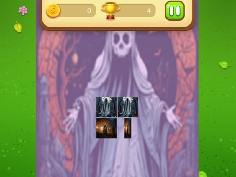 Peli Ghost Memory Match verkossa