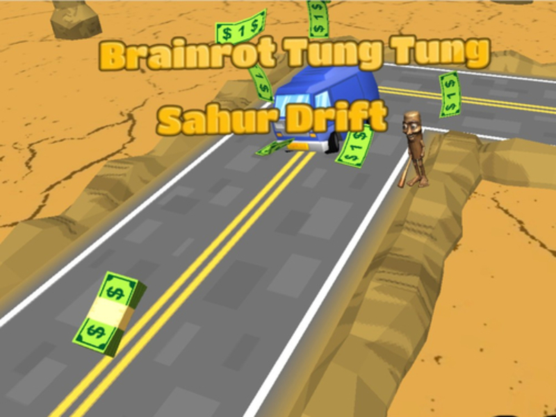 Peli Brainrot tung tung sahur drift verkossa