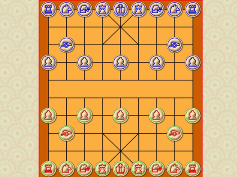 Peli Xiangqi kiinalainen shakki -kaksintaistelu verkossa