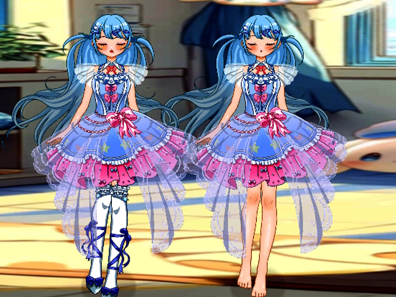 Peli Idol Livestream: Doll pukeutuu verkossa