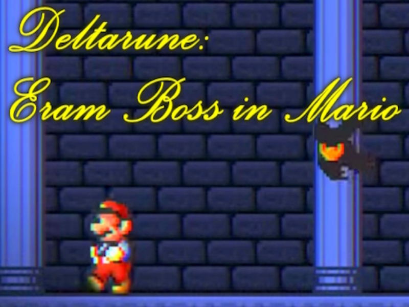 Peli Deltarune: Eram Boss Mariossa verkossa