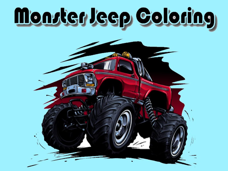 Peli Hirviö jeep väritys verkossa