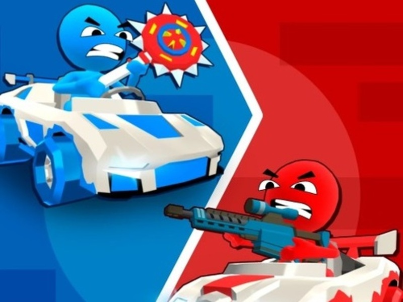 Peli Stickman Battle 1-4 pelaajaa verkossa