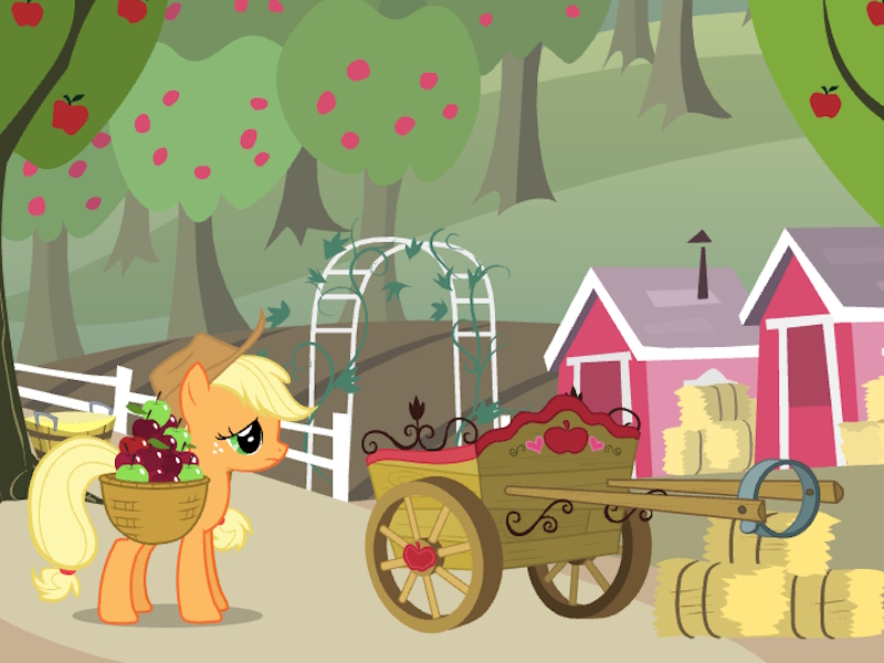 Peli Pikku poni Applejackin omenakorjuu verkossa