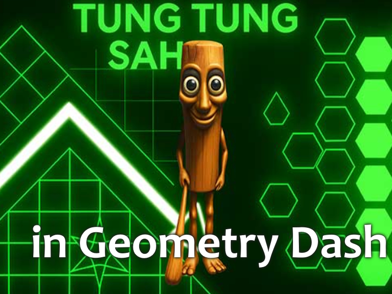 Peli Tung tung sahur geometriaviivassa verkossa