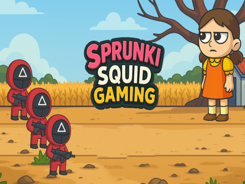 Peli Sprunki Squid-pelaaminen verkossa